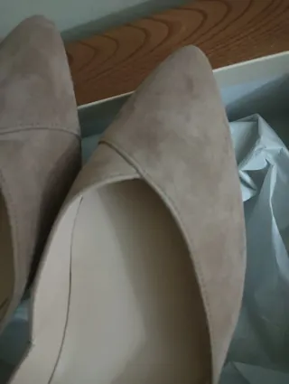 Zapatos planos Hogl piel beige