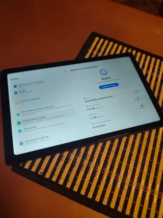 Samsung Galaxy Tab A7 con fallo botón