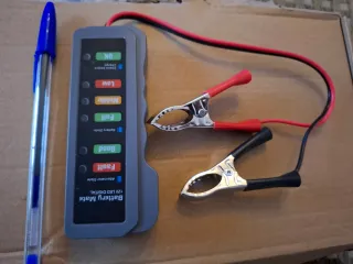 Comprobador Batería Coche 12V LED Digital