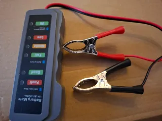 Comprobador Batería Coche 12V LED Digital