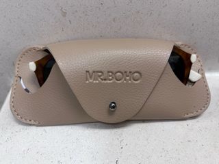 Gafas de sol MR BOHO marron claro y blanco