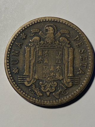 1 Peseta 1947 Estrella 19/53