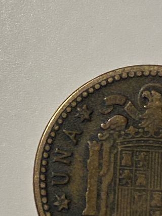 1 Peseta 1947 Estrella 19/53