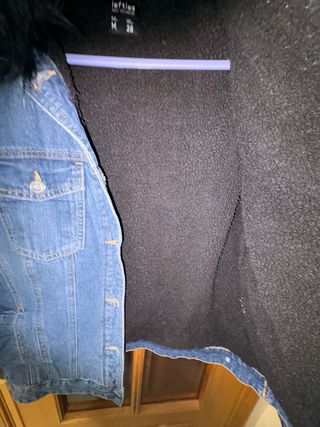 Chaqueta vaquera Lefties con pelo Talla M