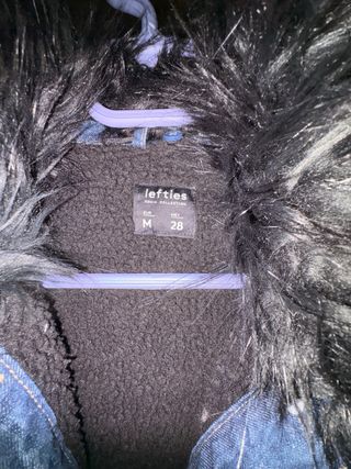 Chaqueta vaquera Lefties con pelo Talla M