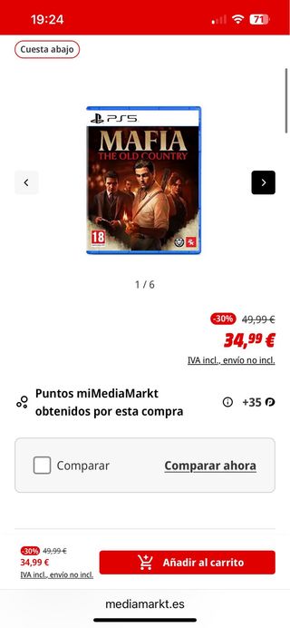 Mafia: El Viejo Continente PS5