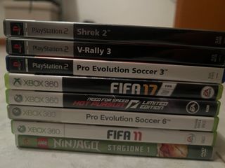 Lotto Giochi PS2 e Xbox 360 e DVD Ninjago