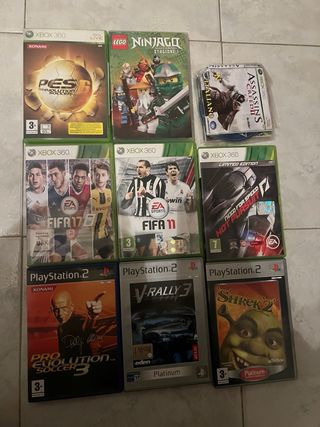 Lotto Giochi PS2 e Xbox 360 e DVD Ninjago