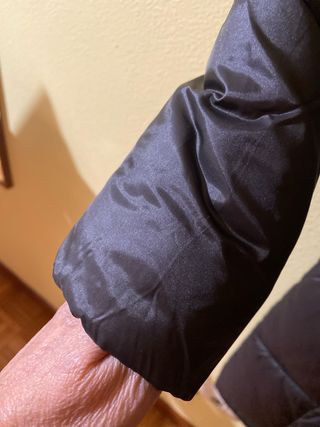 Plumífero largo verde militar