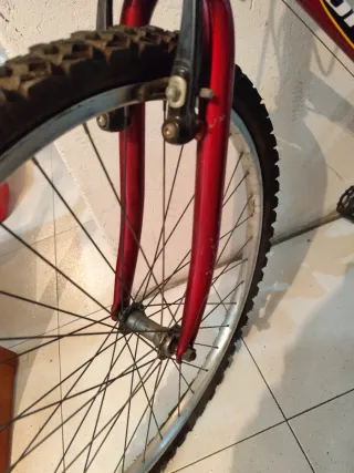 Bicicleta de Montaña Roja