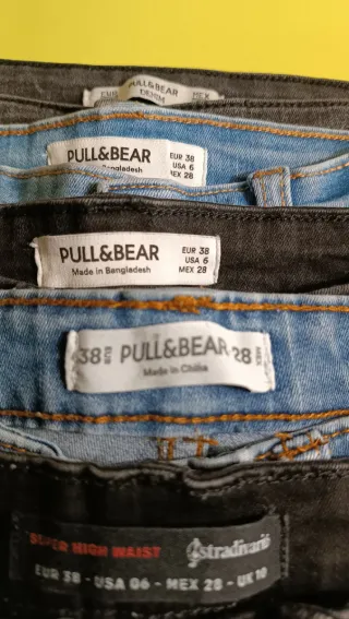 Lote 5 Vaqueros Talla M a 5€ todos