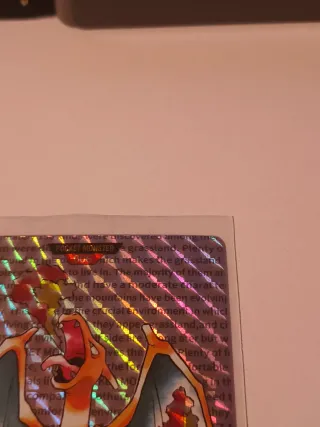Carta Carddass Pokémon Charizard Holográfica 1996