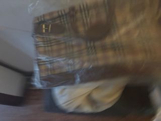 Bolsa de viaje clásica a cuadros