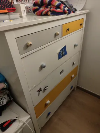 Cómoda HEMNES 6 cajones tuneada