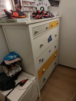 Cómoda HEMNES 6 cajones tuneada