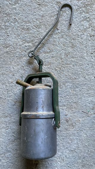 Candil de Mina. Lampara de carburo Fisma