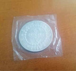 Preciosa moneda 5 pesetas 1811!