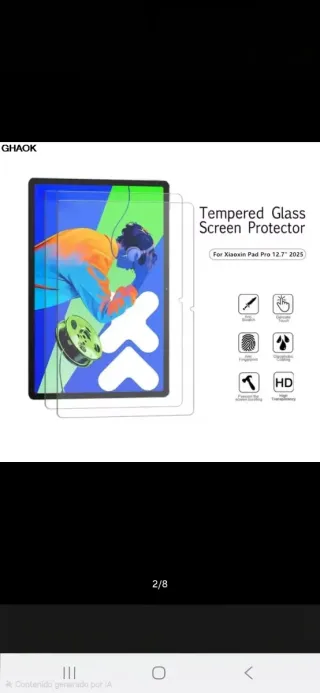 Funda y Cristal Templado Lenovo Xiaoxin Pad Pro