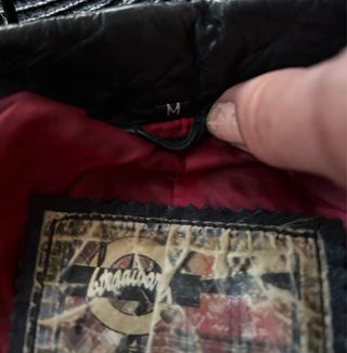 Chaqueta Piel Negra Stradivarius Mujer