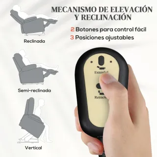 Sillón Levanta Personas Eléctrico 8 Puntos