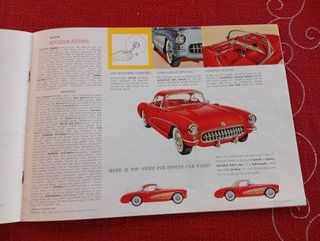 Chevrolet Corvette Bel Air Depliant Brochure 1957