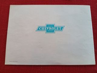 Chevrolet Corvette Bel Air Depliant Brochure 1957