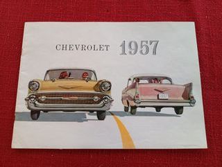 Chevrolet Corvette Bel Air Depliant Brochure 1957
