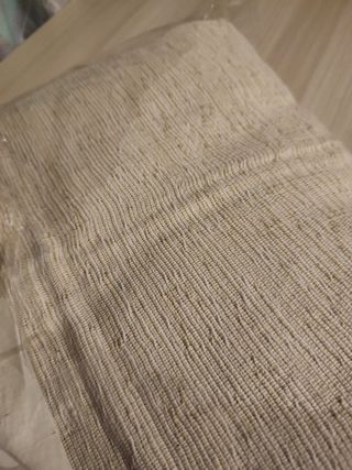 COLCHA 100% Algodón 180x260 Nueva - Natural, Gifer