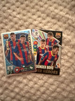 Cartas Fútbol Retro Messi, Neymar, Ramos, Zidane
