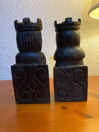 Figuras Rey y Reina Madera