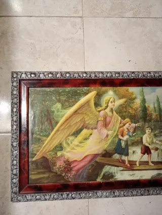 Lote 3 Láminas Antiguas Enmarcadas