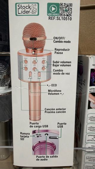 Micrófono Karaoke Bluetooth