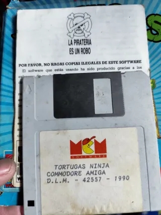 Tortugas Ninja Konami Videojuego Amiga
