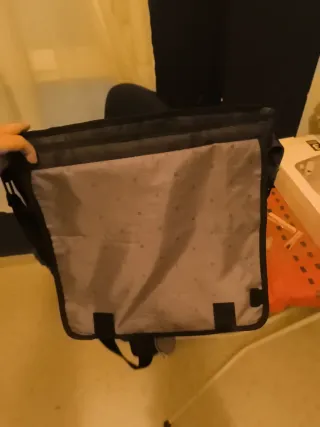 Mochila Pepe Jeans Negra y Gris