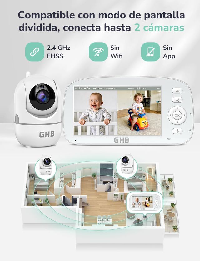 Vigilbebè 5" IPS 720HD 5000mAh VOX