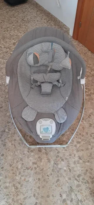 Hamaca para bebé gris