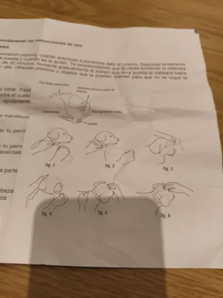 Mascara calmante para perro