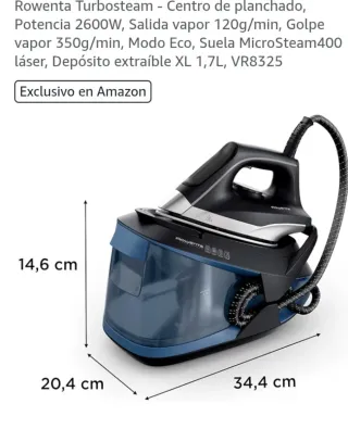 Centro de planchado Rowenta TurboSteam 2600W