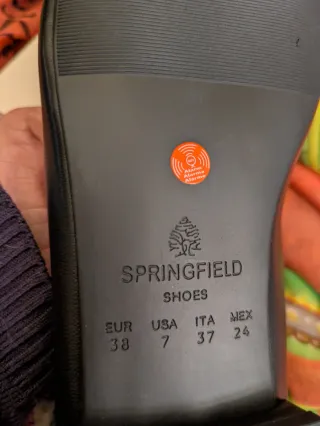 Bailarinas Springfield negras con lazada