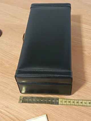 Joyero para 6 relojes, piel , excelente estado