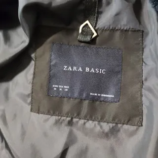 Abrigo acolchado negro talla M