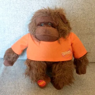 Crodino Gorilla peluche gadget pubblicitario 20 cm