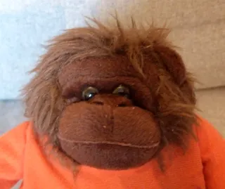 Crodino Gorilla peluche gadget pubblicitario 20 cm