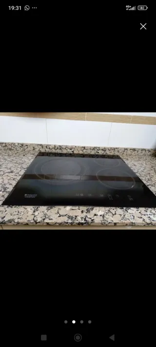 Vitrocerámica y horno integrado