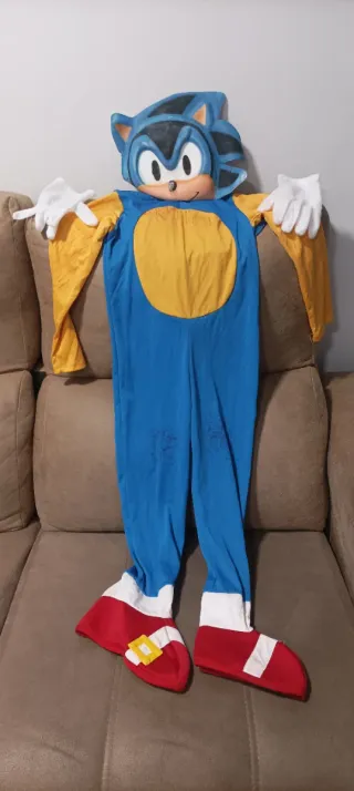 Disfraz Sonic Talla 7-8 Años