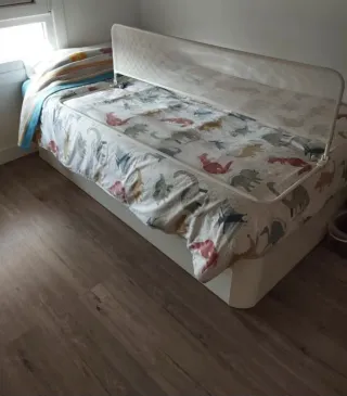 Barrera seguridad infantil para cama