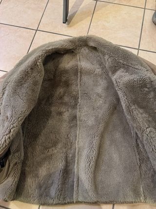 Montone vera pelle marrone