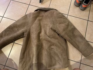 Montone vera pelle marrone