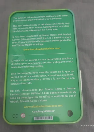 Juego El Valor de los Valores