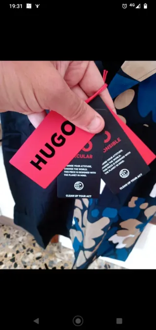 Hugo Camicia Uomo S Nuova con Etichetta
